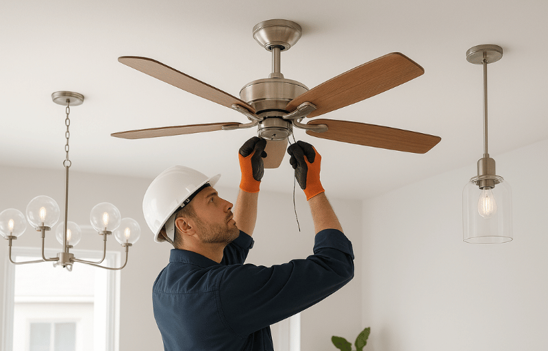 Ceiling Fan & Fixtures